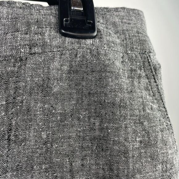 Charter Club Straight Leg Linen Cotton Gray Pants Size 14 - Picture 6 of 16